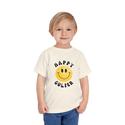 Happy Golfer - Toddler - Cute Kids Graphic Tee