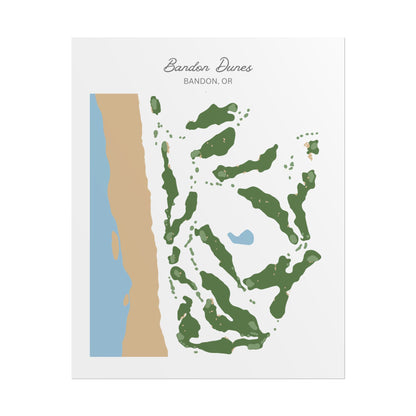 Bandon Dunes Golf Course Canvas Print – Premium Wall Art for Golf Enthusiasts