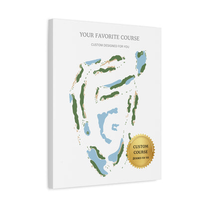 Custom Golf Course Print – Premium Golf Wall Art