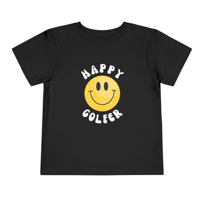 Happy Golfer - Toddler - Cute Kids Graphic Tee