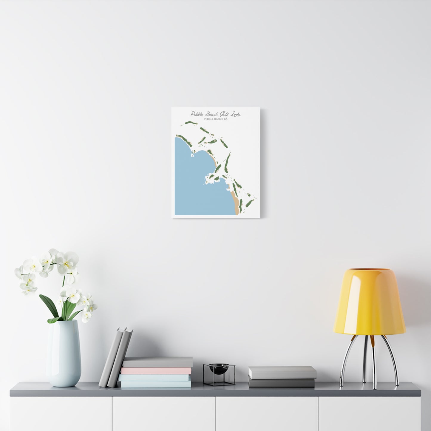 Pebble Beach Golf Course Canvas Print – Premium Wall Art for Golf Enthusiasts