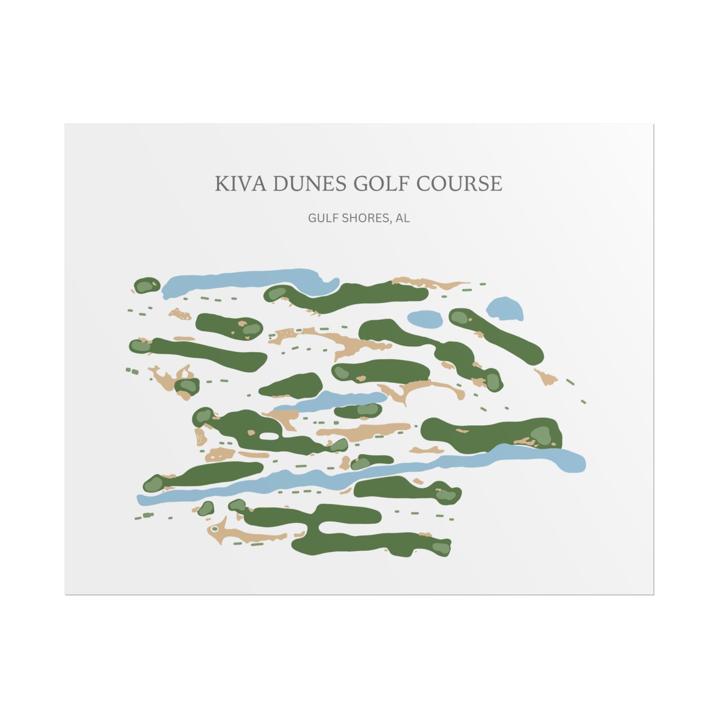 Kiva Dunes Golf Course Print – Premium Wall Art for Golf Lovers