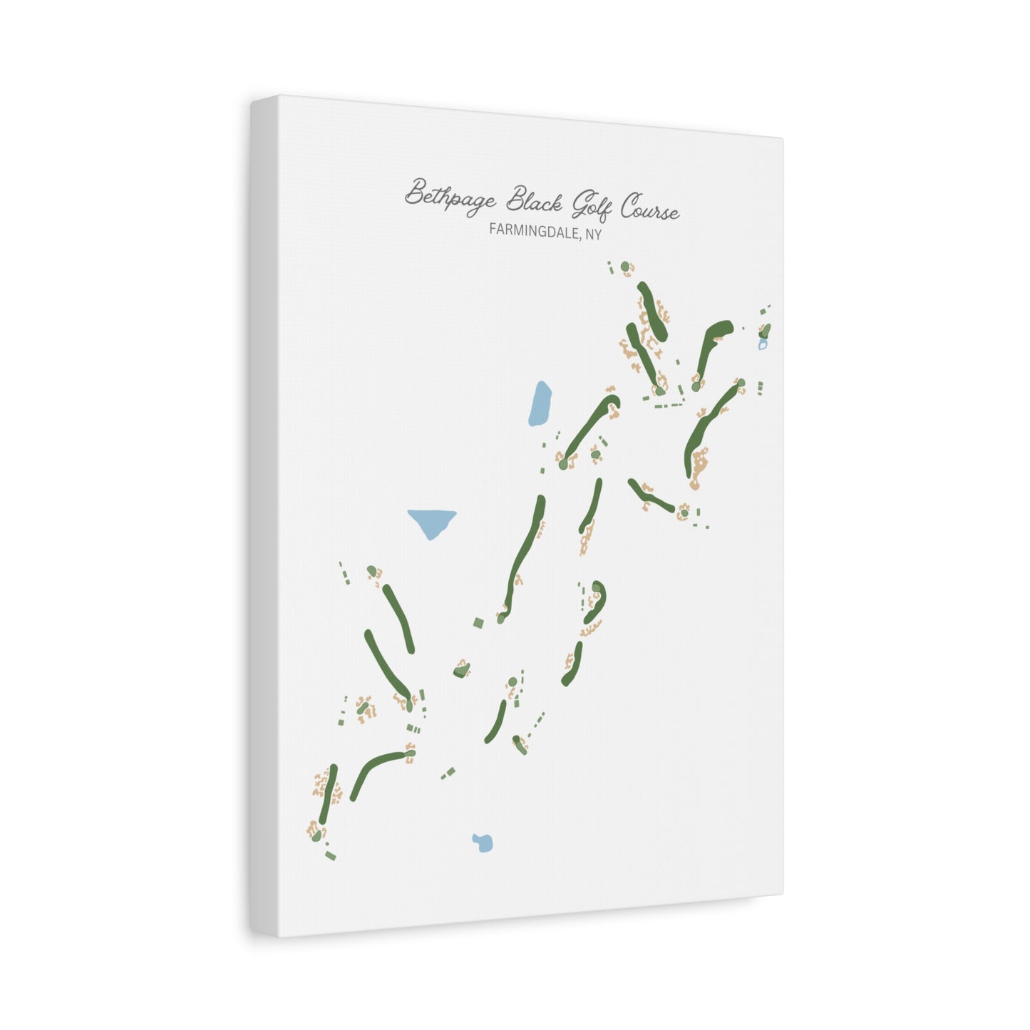 Bethpage Black Golf Course Canvas Print – Premium Wall Art for Golf Enthusiasts