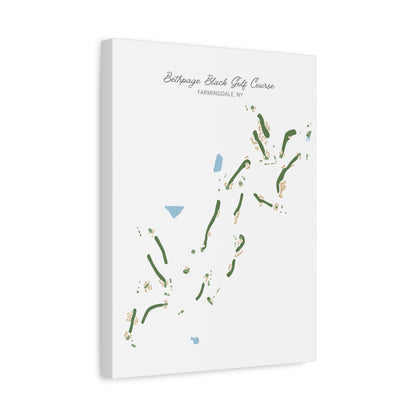 Bethpage Black Golf Course Canvas Print – Premium Wall Art for Golf Enthusiasts