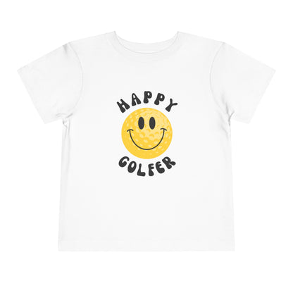 Happy Golfer - Toddler - Cute Kids Graphic Tee