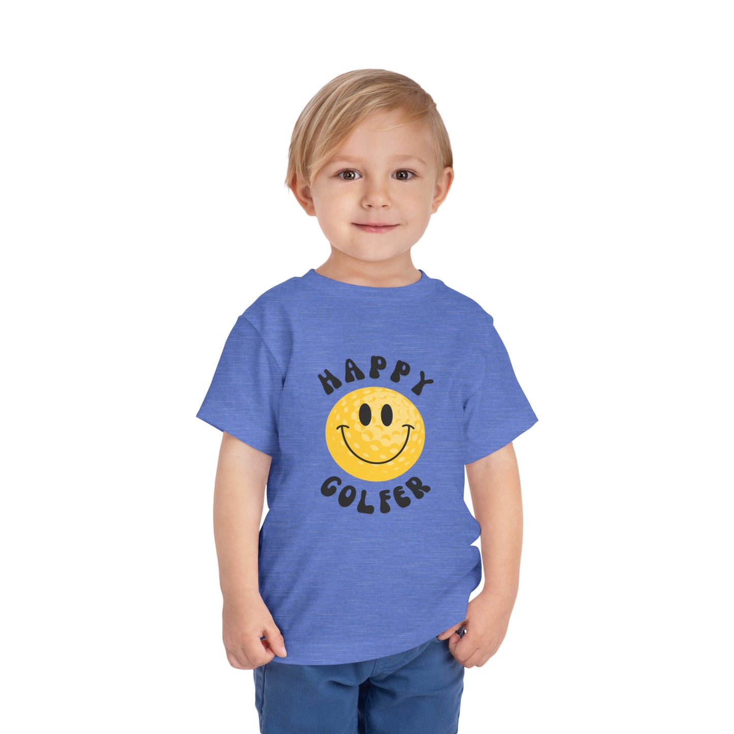 Happy Golfer - Toddler - Cute Kids Graphic Tee