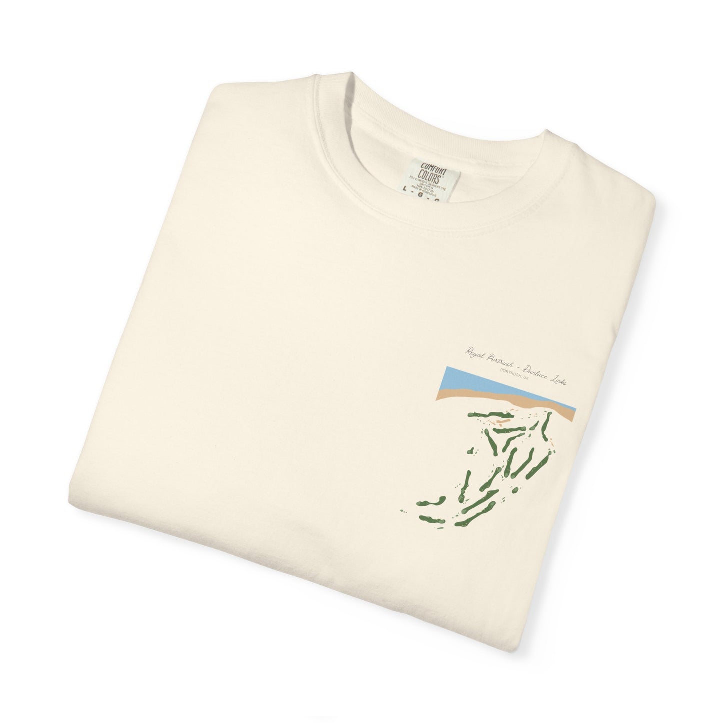 Dunluce Links | Royal Portrush Golf Course Map Shirt