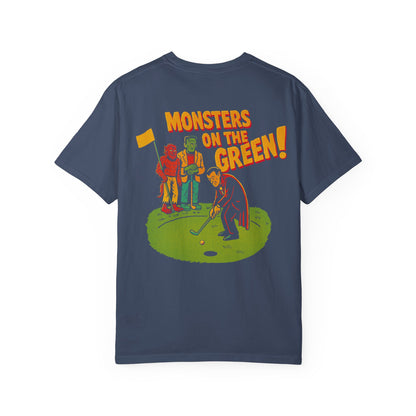 Monsters on the Green – Vintage Horror Golf T-Shirt
