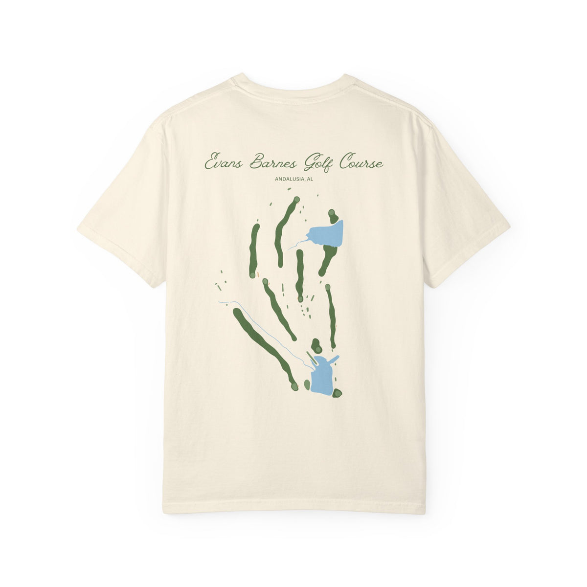 Evans Barnes Golf Course Map Tee – Andalusia, AL