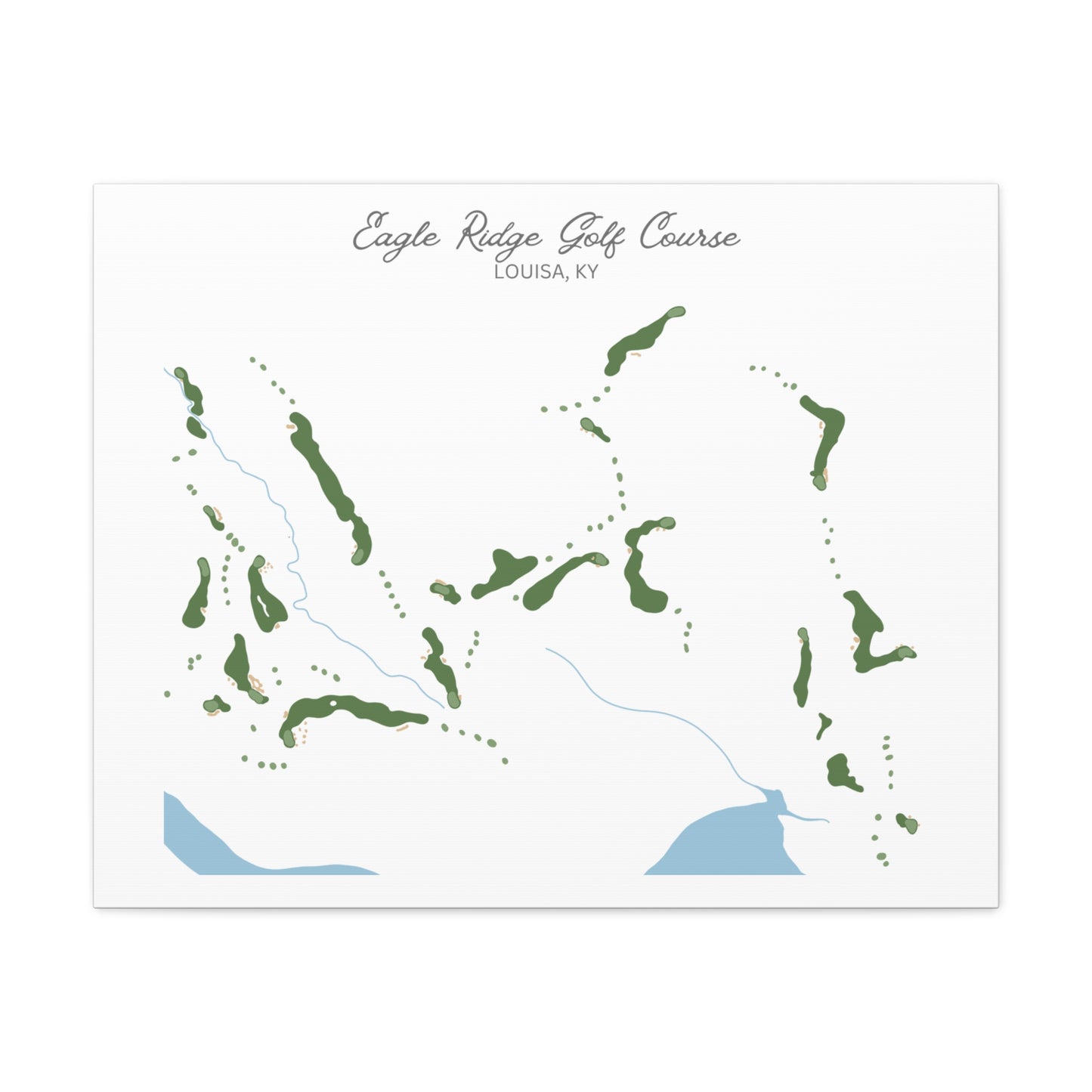 Eagle Ridge Country Club Golf Course Print – Premium Wall Art for Golf Lovers