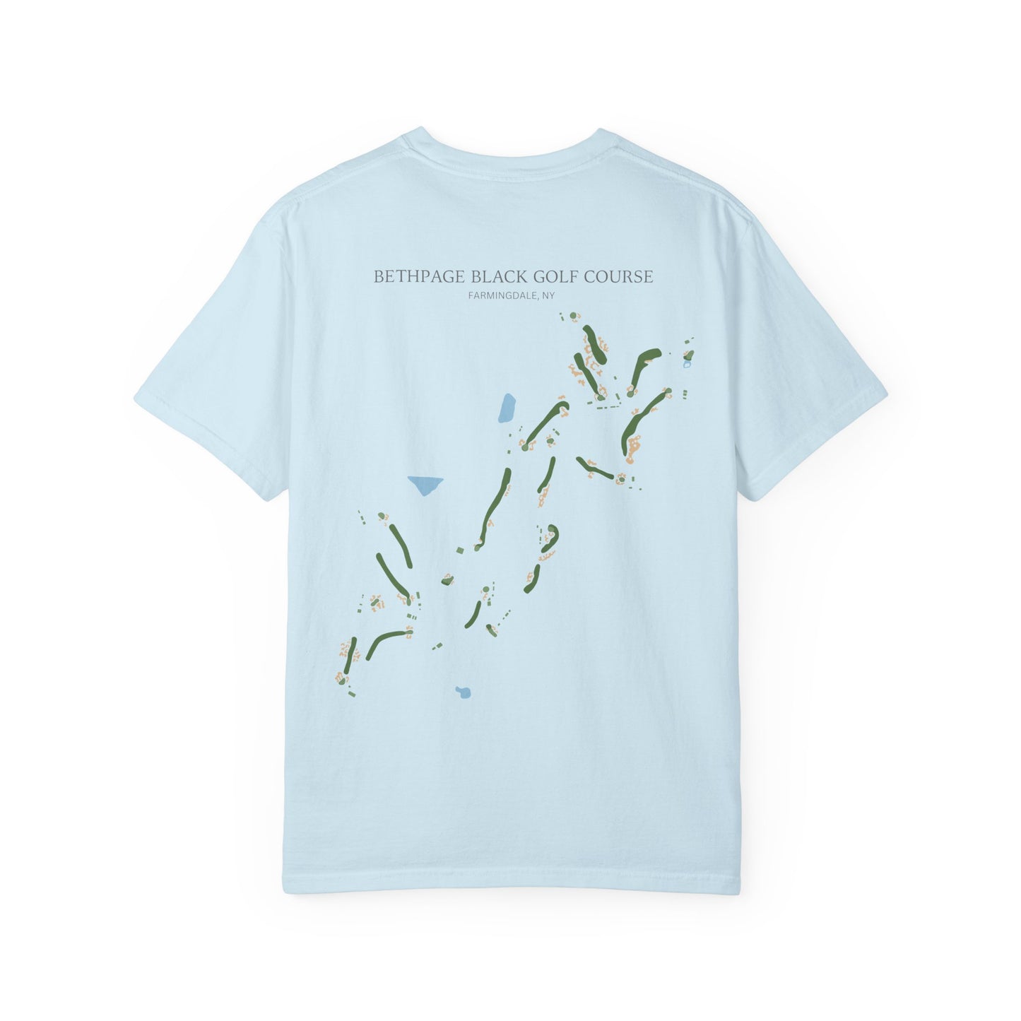 Bethpage Black Course Map Tee – Farmingdale, New York