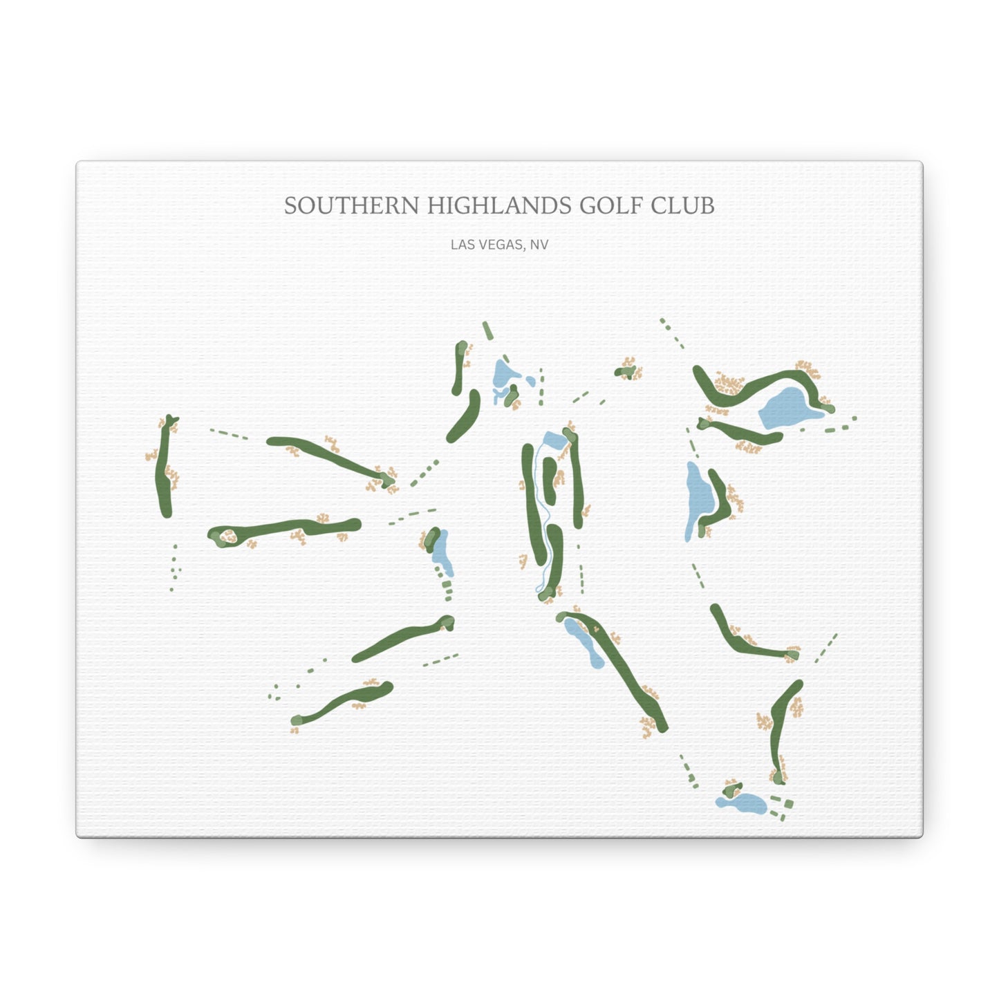 Southern Highlands Golf Course Print – Premium Wall Art for Golf Lovers