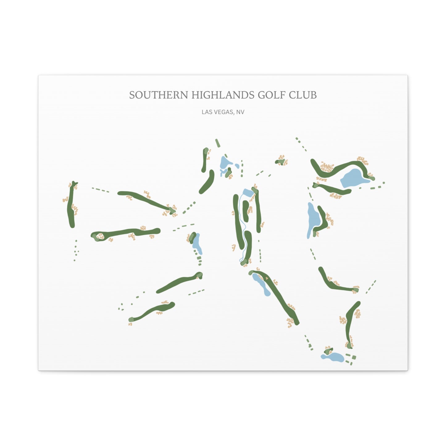 Southern Highlands Golf Course Print – Premium Wall Art for Golf Lovers