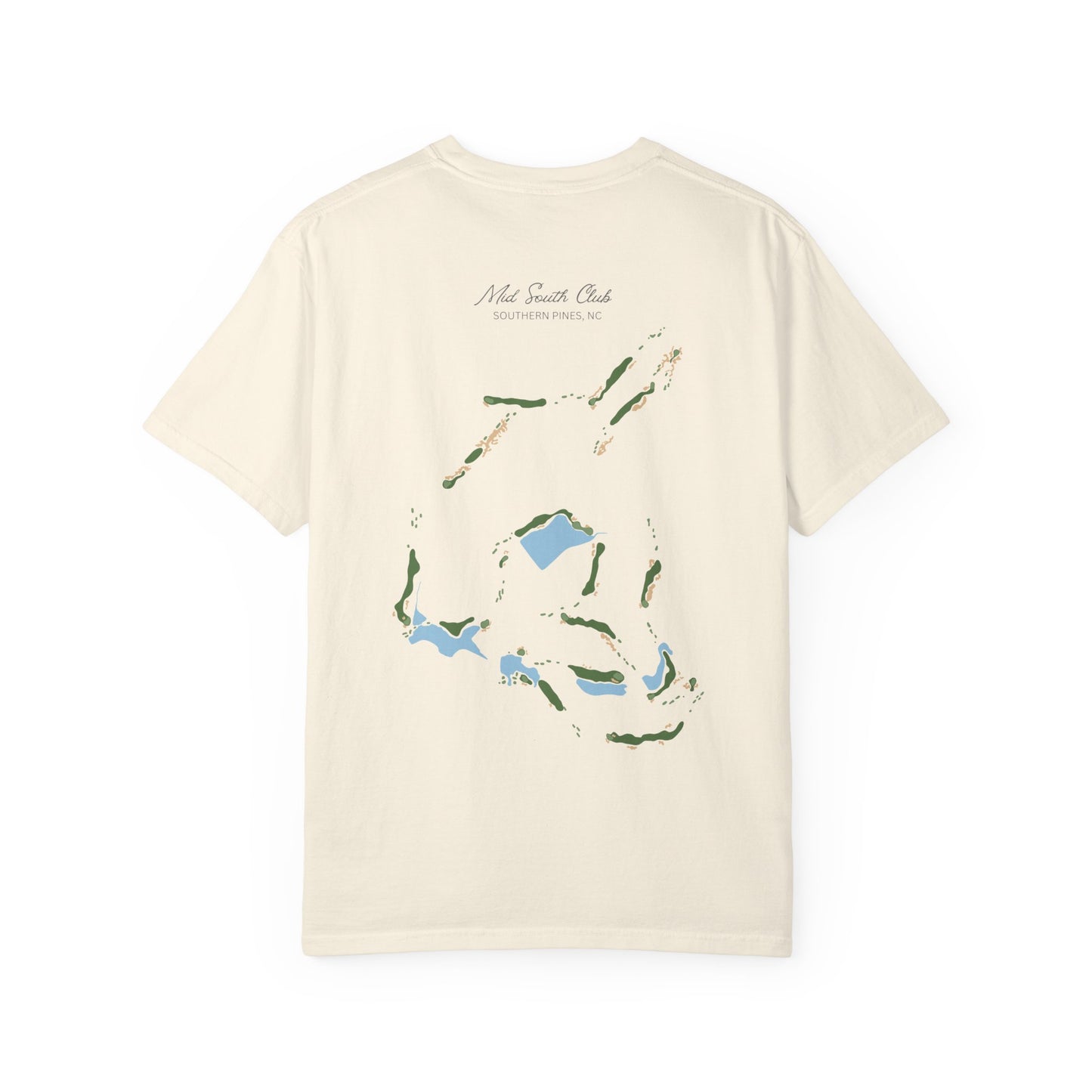 Mid South Club – Southern Pines, NC Golf Map Shirt