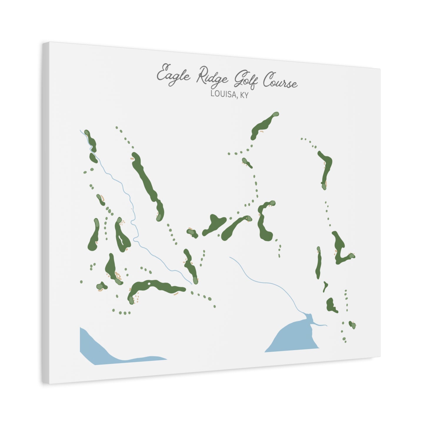 Eagle Ridge Country Club Golf Course Print – Premium Wall Art for Golf Lovers
