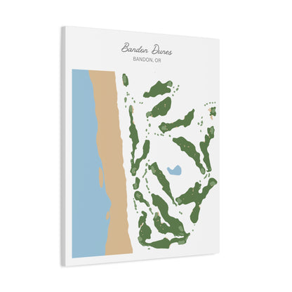 Bandon Dunes Golf Course Canvas Print – Premium Wall Art for Golf Enthusiasts