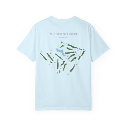 Falls Road Golf Course Map Tee — Potomac, Maryland