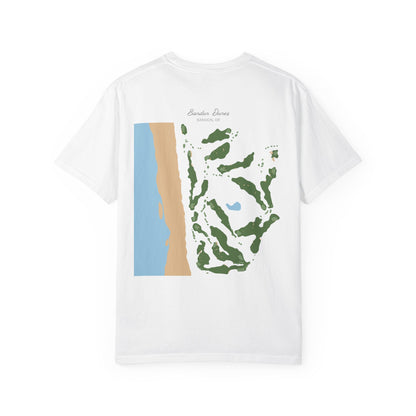 Bandon Dunes Course Map – Premium Comfort Colors® Golf Tee