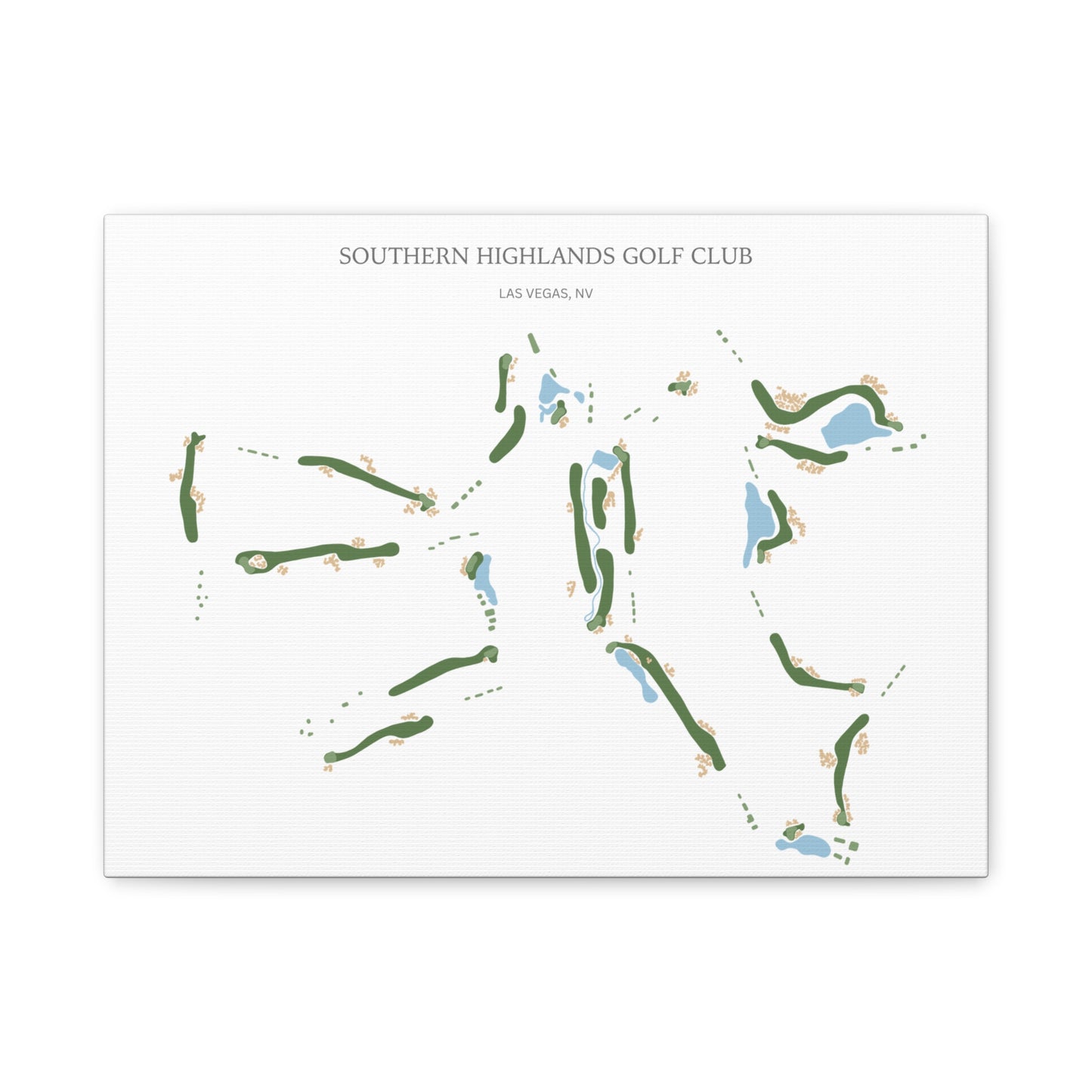 Southern Highlands Golf Course Print – Premium Wall Art for Golf Lovers