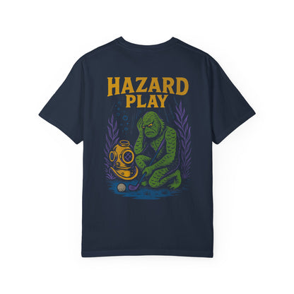 Hazard Play – Swamp Monster Golf T-Shirt