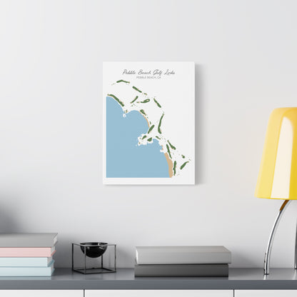 Pebble Beach Golf Course Canvas Print – Premium Wall Art for Golf Enthusiasts