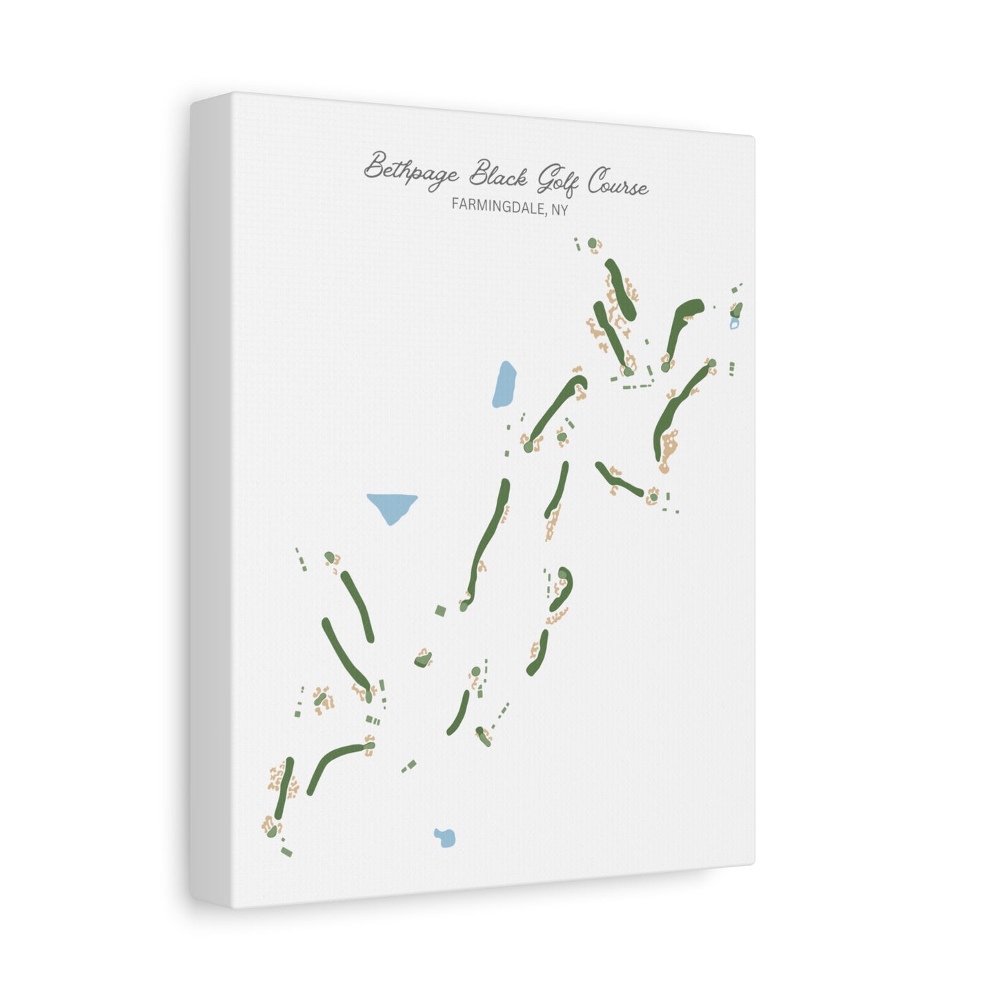 Bethpage Black Golf Course Canvas Print – Premium Wall Art for Golf Enthusiasts
