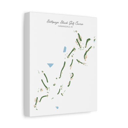Bethpage Black Golf Course Canvas Print – Premium Wall Art for Golf Enthusiasts