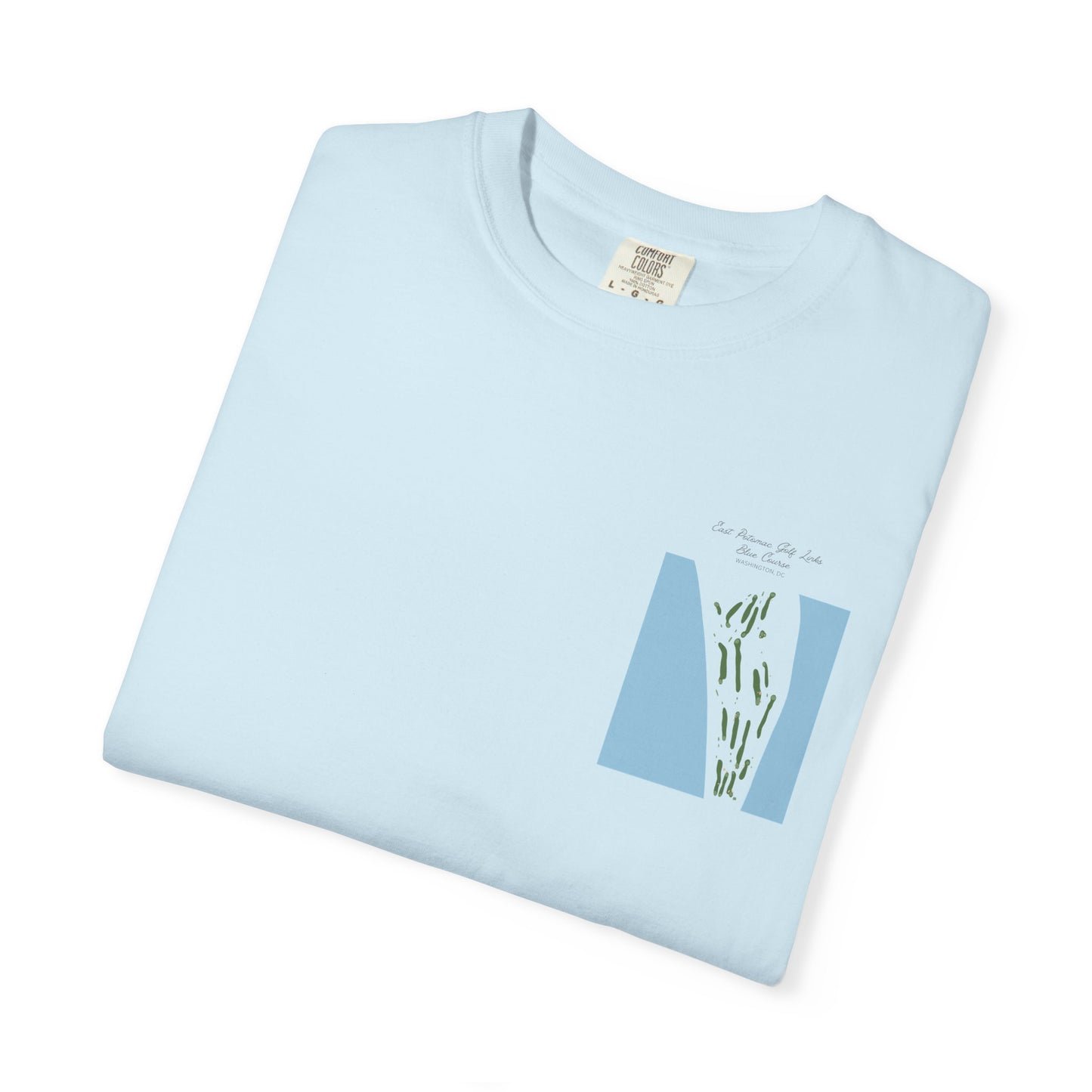East Potomac Golf Links | Blue Course | Washington, D.C. Golf Map Shirt