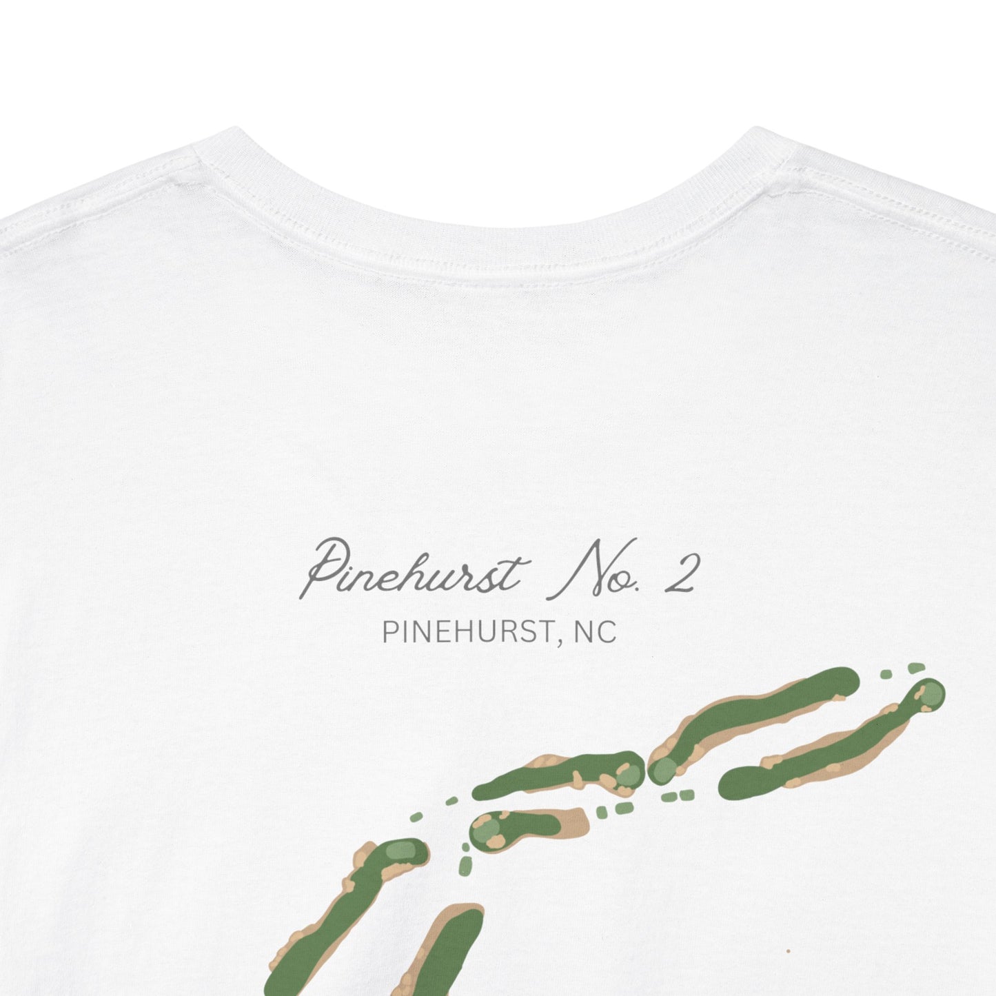 Pinehurst No. 2 Course Map T-shirt