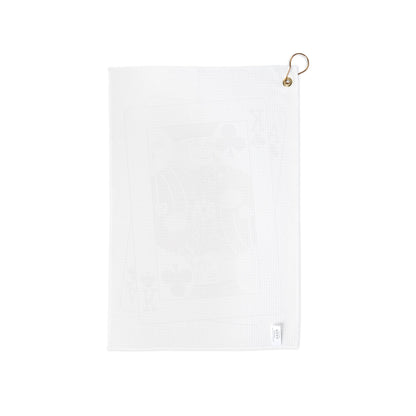 King of Clubs Golf Towel - Hand Drawn