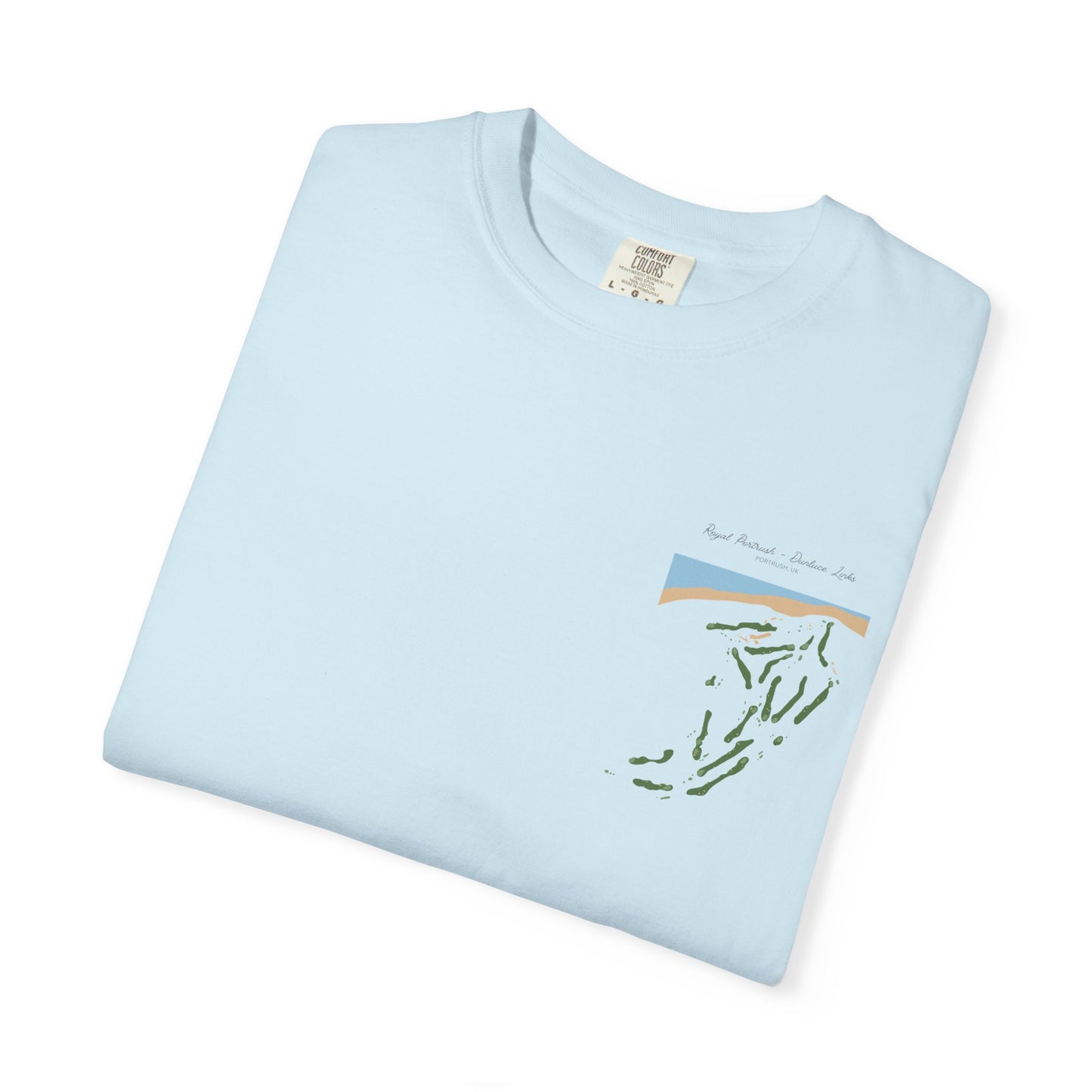 Dunluce Links | Royal Portrush Golf Course Map Shirt