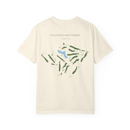 Falls Road Golf Course Map Tee — Potomac, Maryland