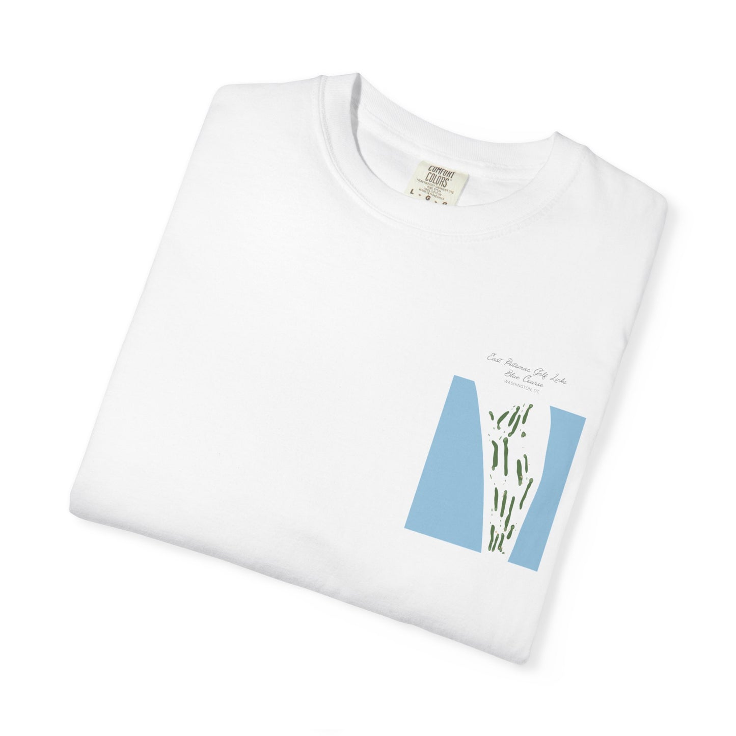 East Potomac Golf Links | Blue Course | Washington, D.C. Golf Map Shirt