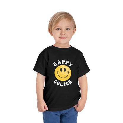 Happy Golfer - Toddler - Cute Kids Graphic Tee