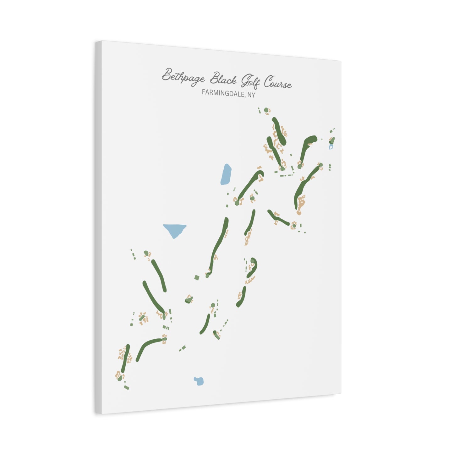 Bethpage Black Golf Course Canvas Print – Premium Wall Art for Golf Enthusiasts