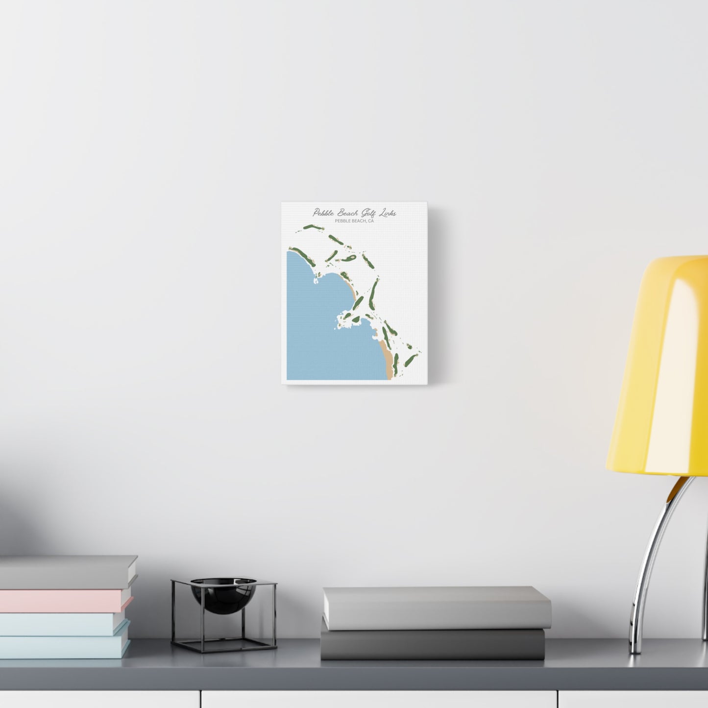 Pebble Beach Golf Course Canvas Print – Premium Wall Art for Golf Enthusiasts
