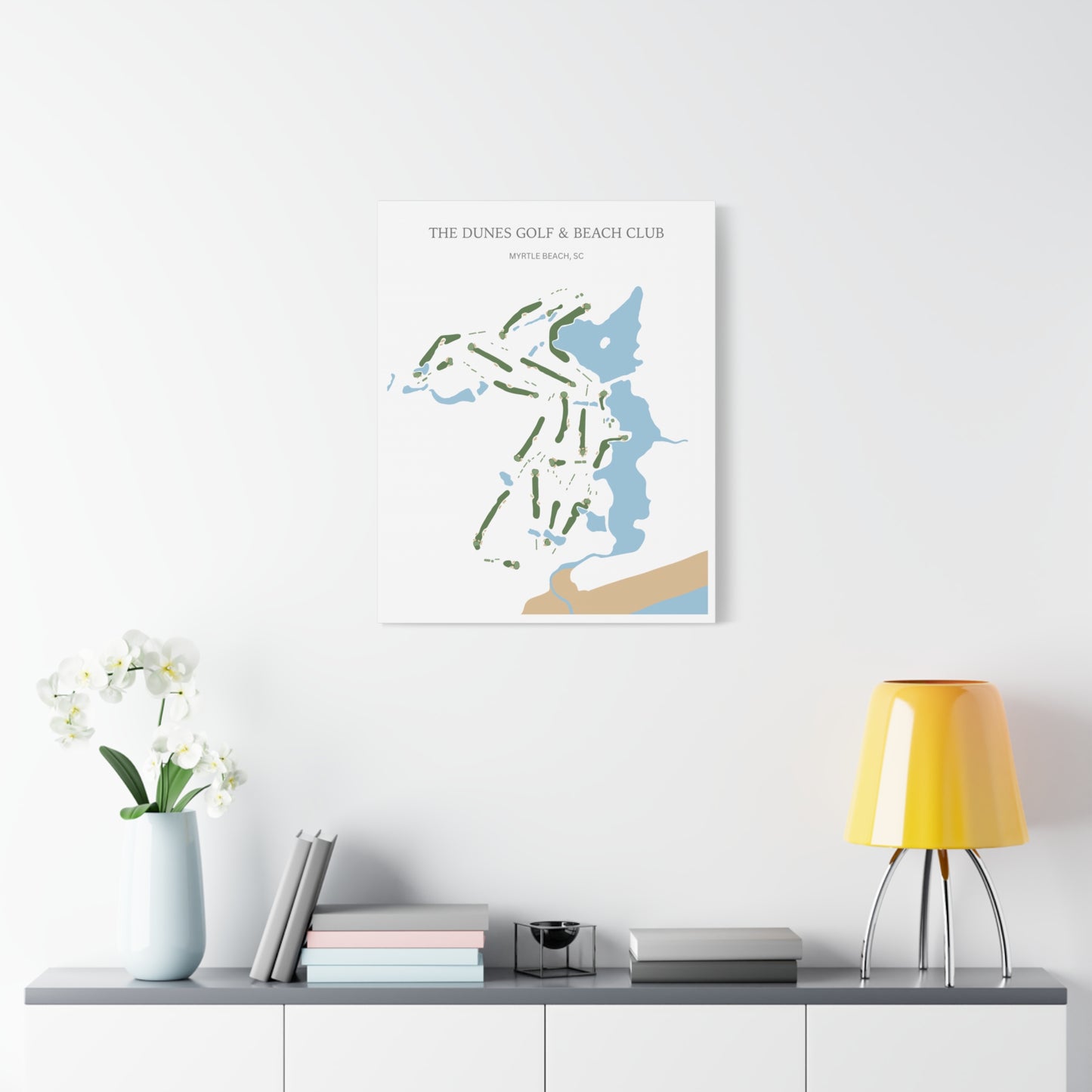 The Dunes Golf & Beach Club Canvas Print – Myrtle Beach Golf Wall Art