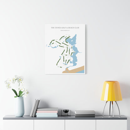 The Dunes Golf & Beach Club Canvas Print – Myrtle Beach Golf Wall Art