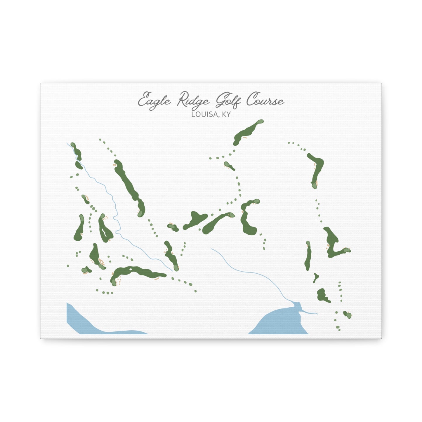 Eagle Ridge Country Club Golf Course Print – Premium Wall Art for Golf Lovers