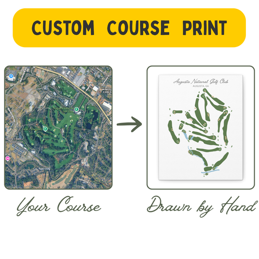Custom Golf Course Print – Premium Golf Wall Art