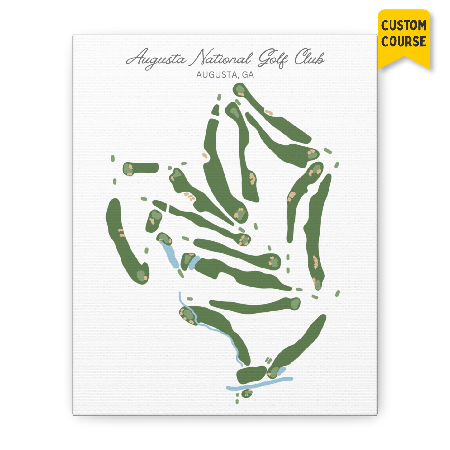 Custom Golf Course Print – Premium Golf Wall Art